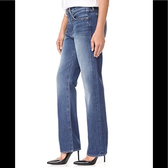 Frame Denim Le Oversized Straight-Leg Jeans in Tipton - Picture 1 of 9